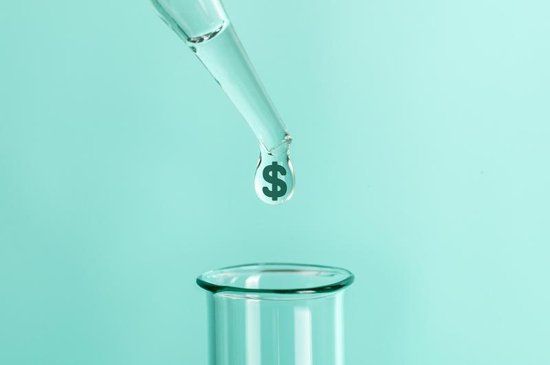 Test tube money test tube money