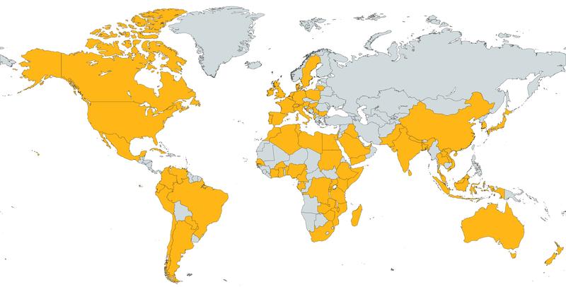 Map of Member Countries