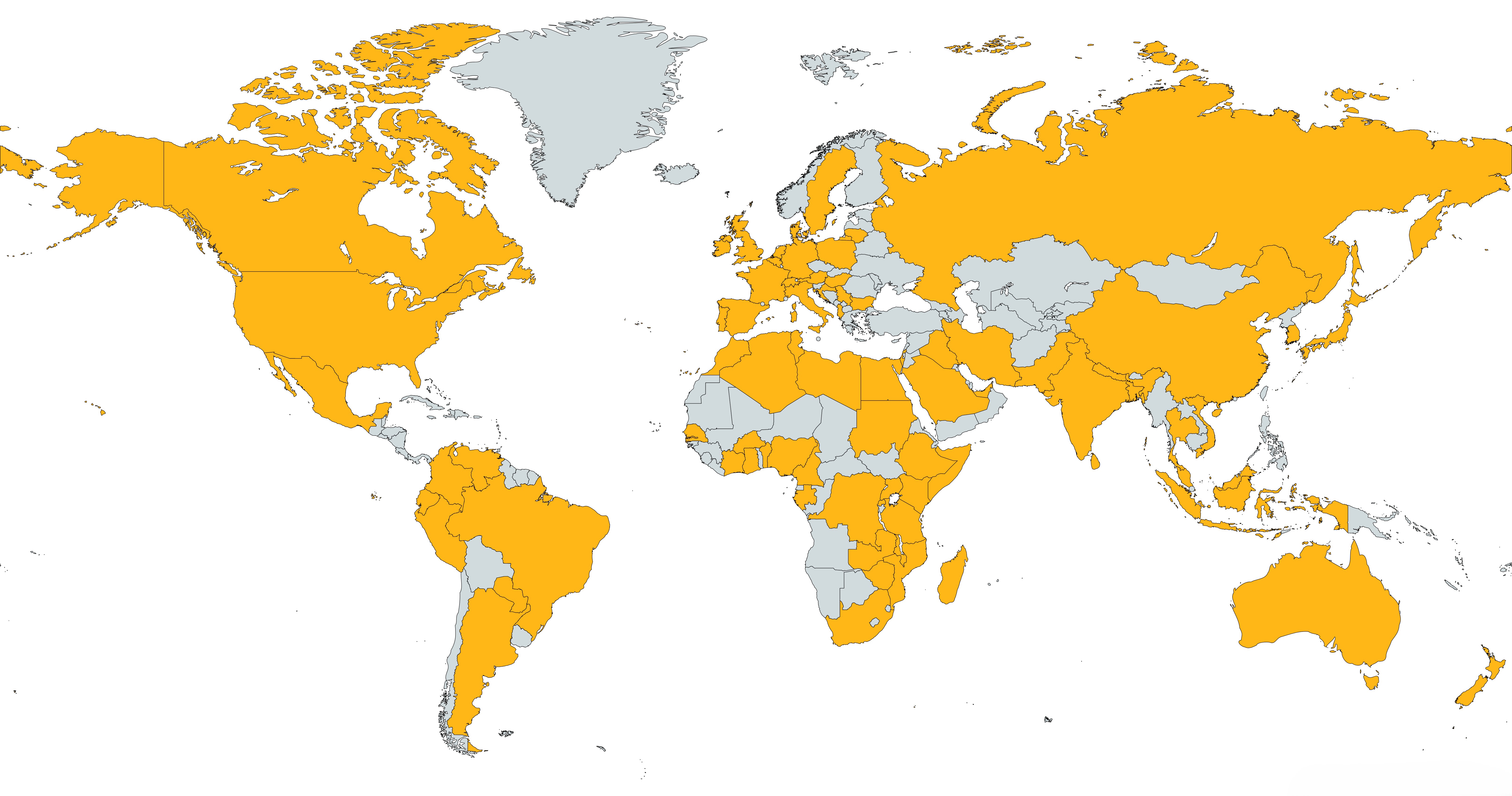 Map of Member Countries