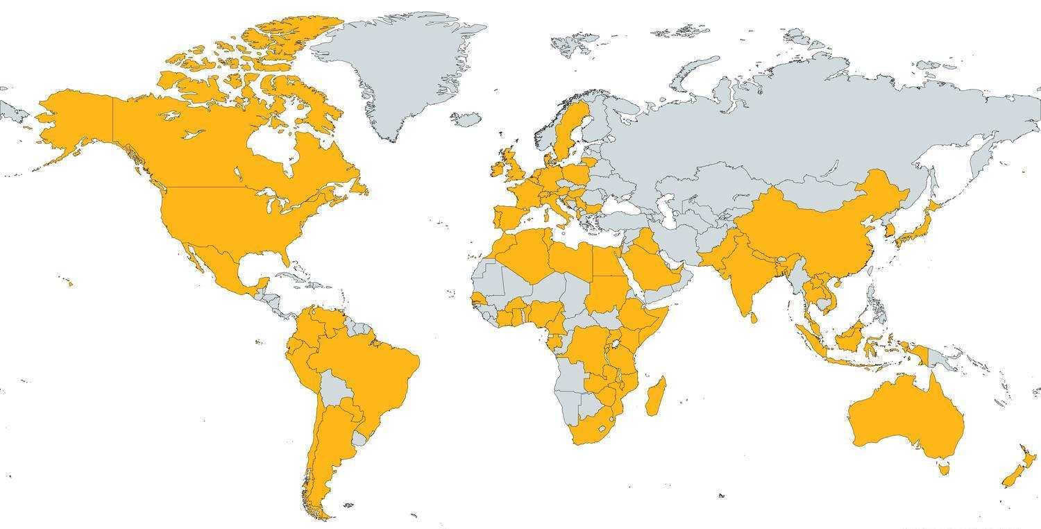 Map of Member Countries